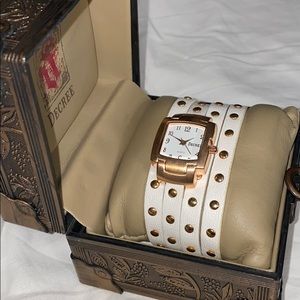 Decree Women’s Watch White/Rose Gold